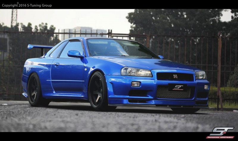 nissan skyline r34 gtt front bumper