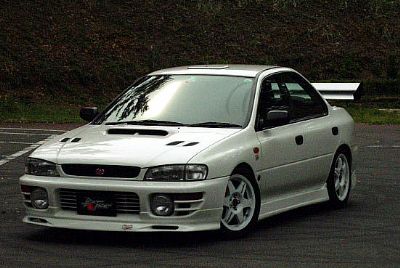 Frontlip for Subaru Impreza (1994 - 1998) › AVB Sports car tuning ...