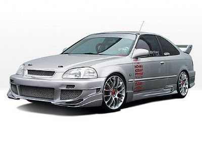 Bodykit 2d for Honda Civic (1999 - 2000) › AVB Sports car tuning ...