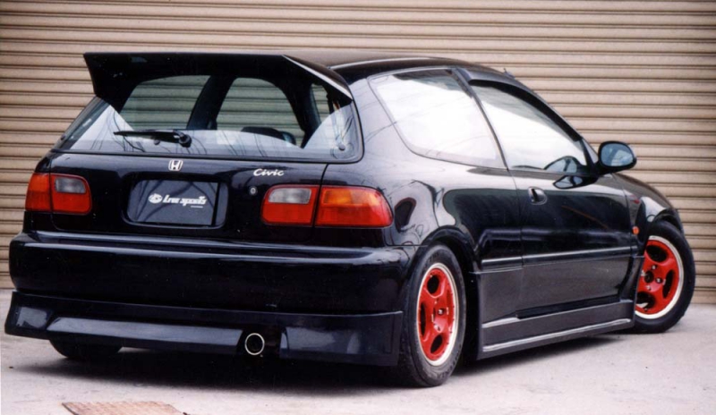 Roof wing hb for Honda Civic (1992 - 1995) › AVB Sports car tuning ...